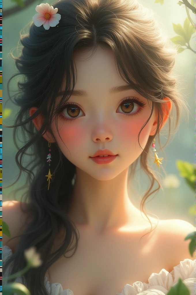 Create me a pretty  girl 
