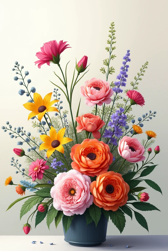 Still life of flowers