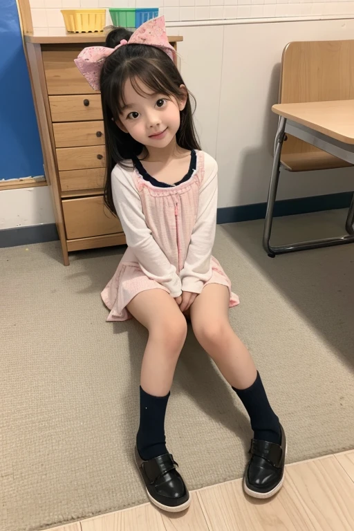 Cute and lovely pretty face full body sitting full body photo little kid sexy naughty