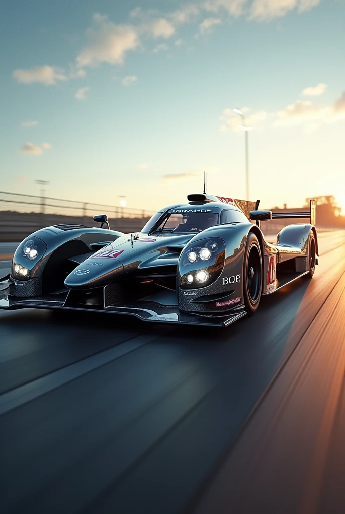 Mercedes benz race very fast speed in trace