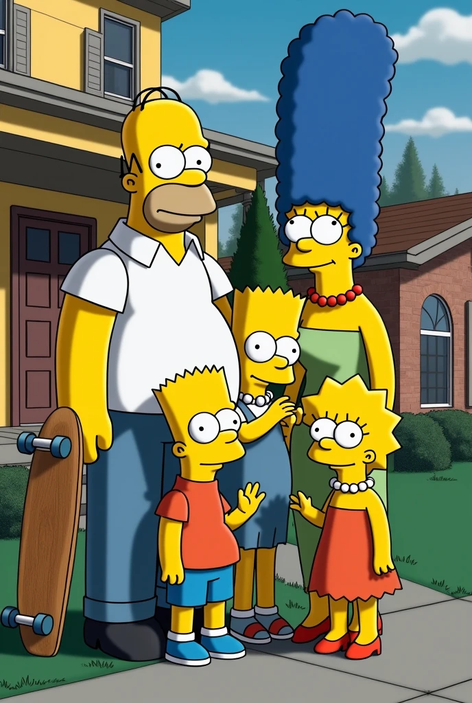 The Simpsons real life people photorealism