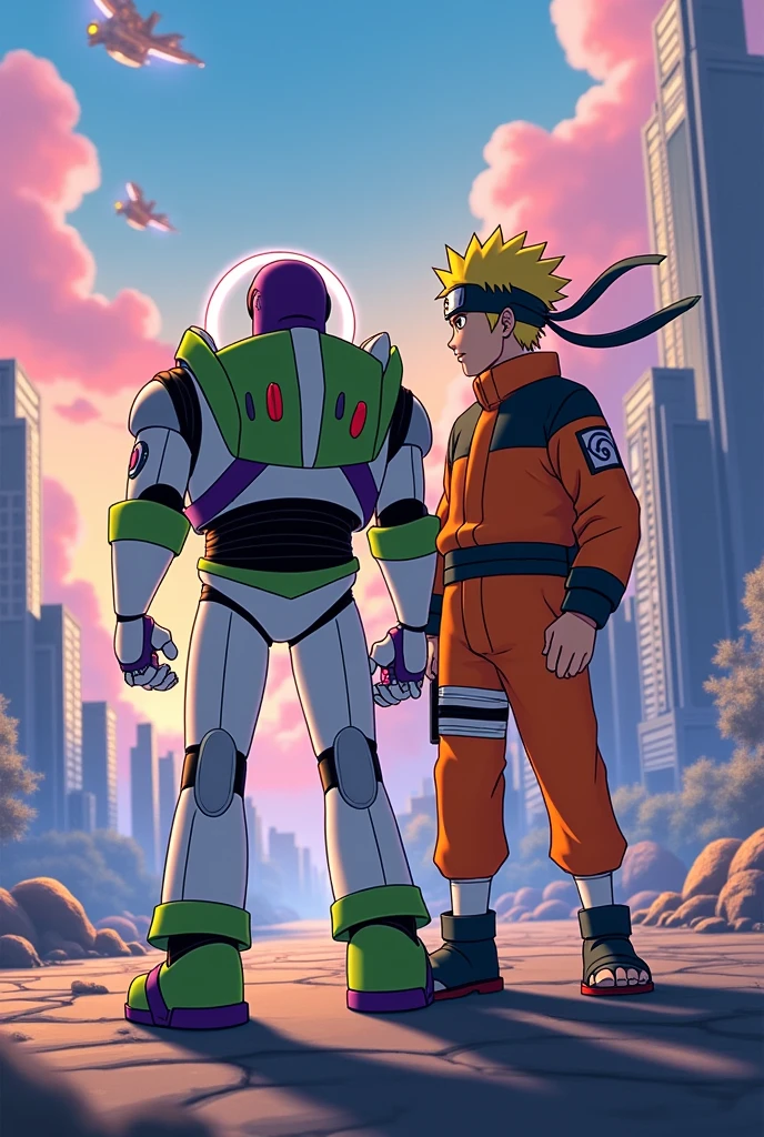 Buzz Lightyear saindo com Naruto