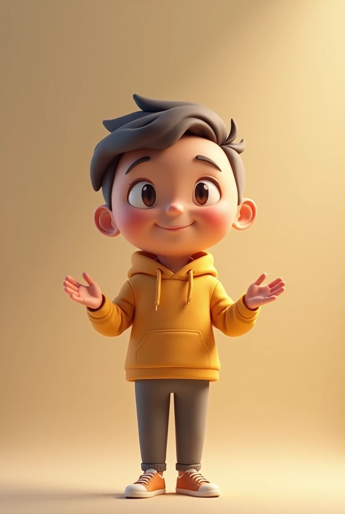 a person saying "Hello"