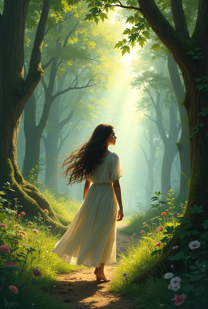 Noor enter the forest 