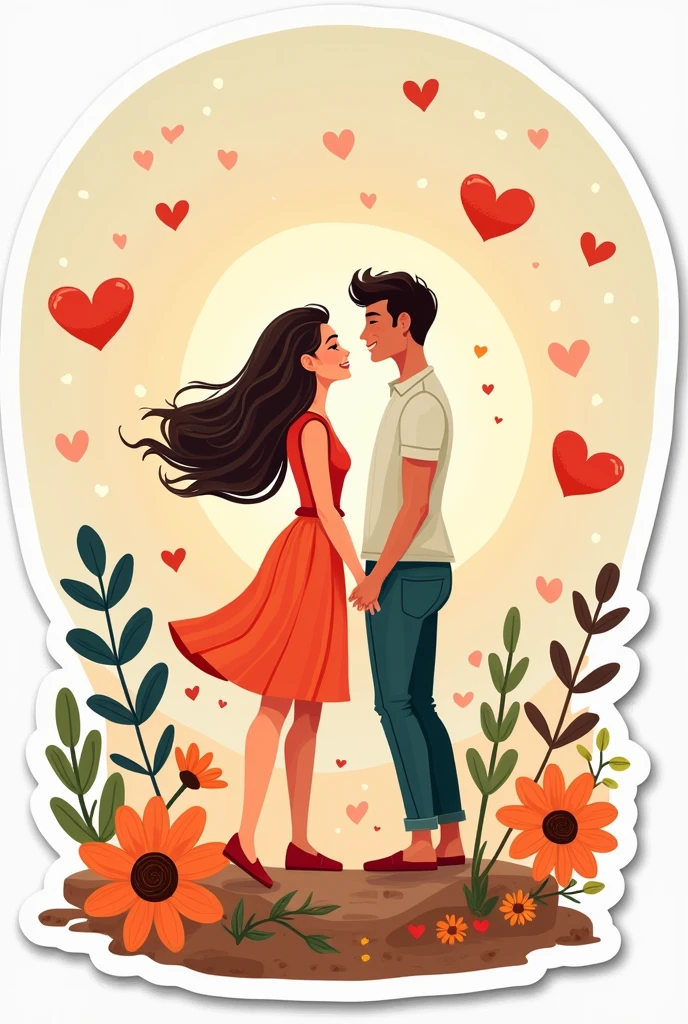 Couple goal sticker