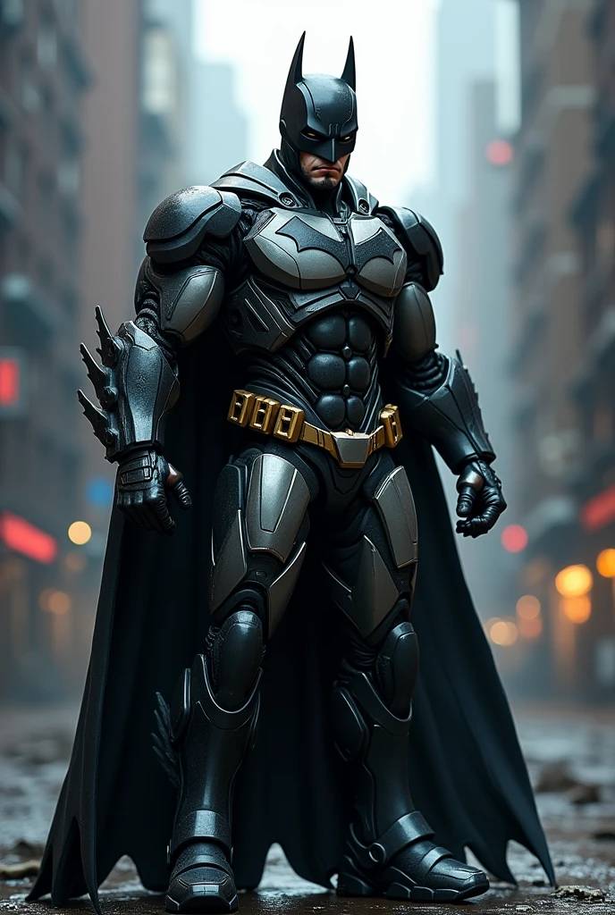 Mix of iron man with batman