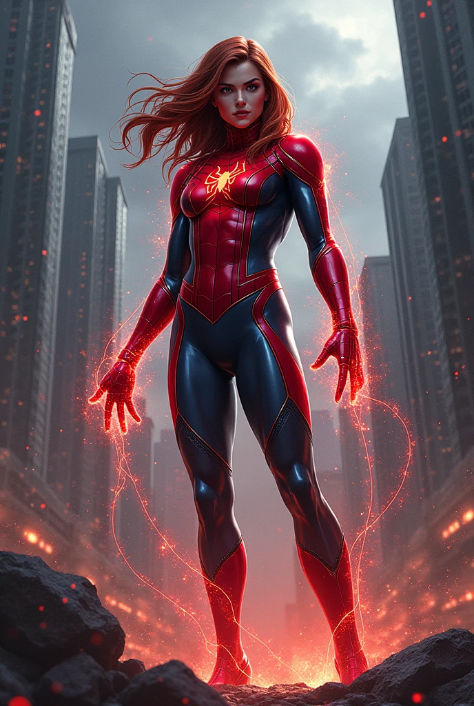 Spider-Man and Scarlet Witch mix 