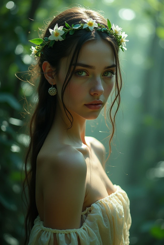 A hora girl with no clothes