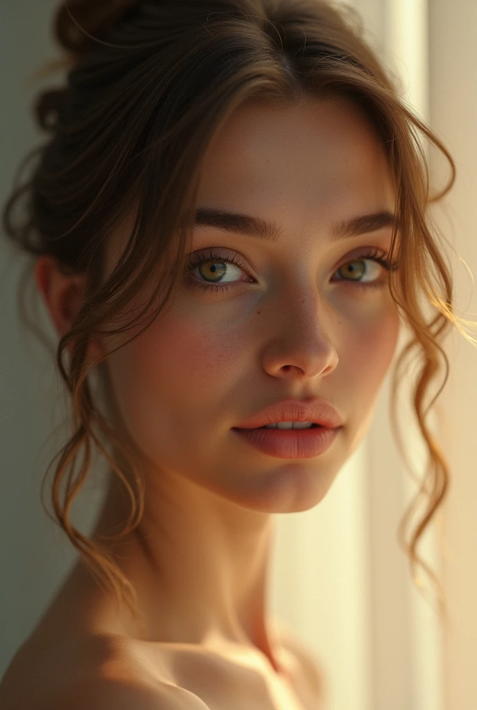 Beautiful and magnetic woman with emotional mastery, powerful emotional intelligence, happy and authentic