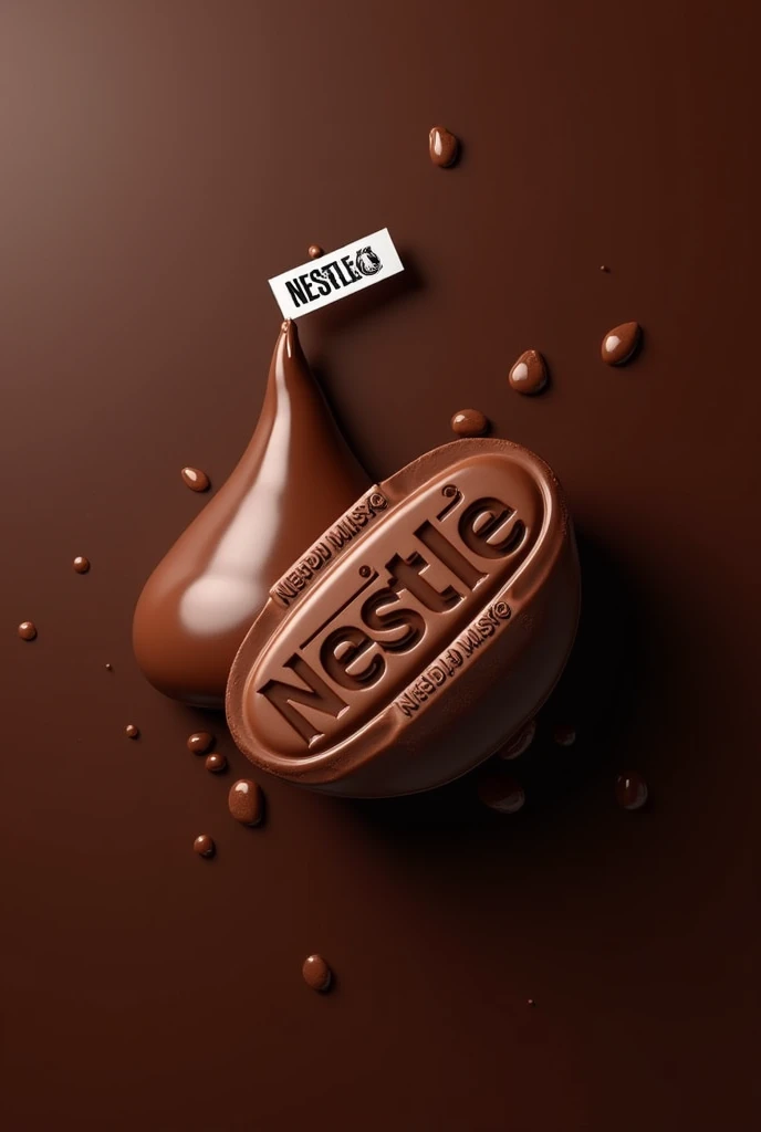 Hershey&#39;s logo and Nestlé logo mashup 