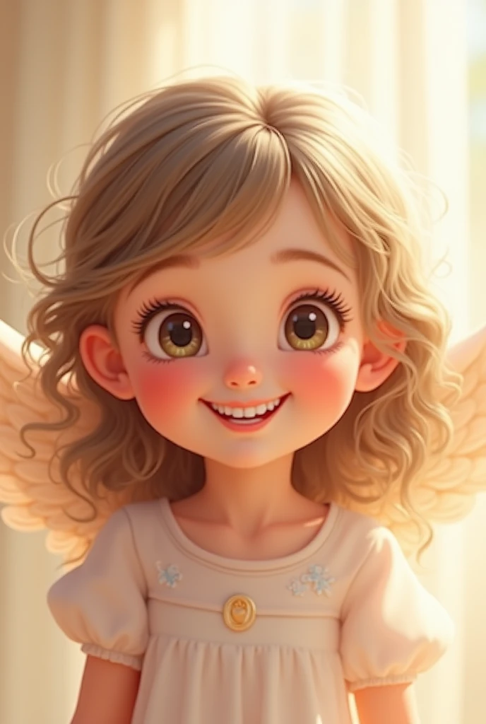 sweet smiling girl