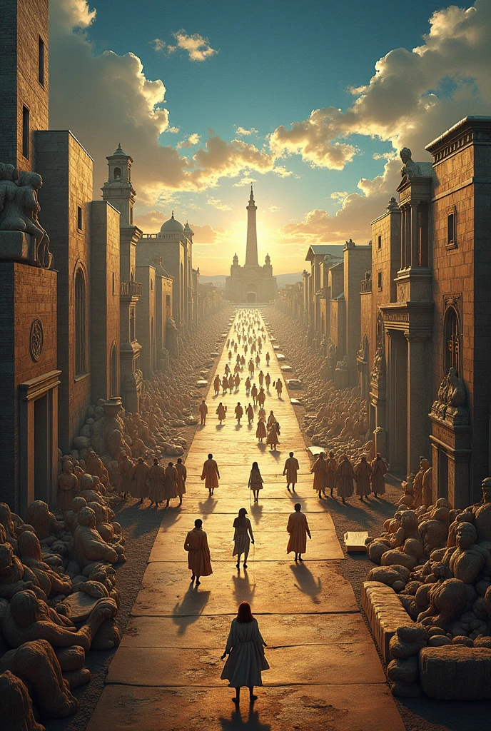 "Create a YouTube banner that features a dramatic historical timeline stretching across the width of the banner. Include notable events, symbols, or figures from various eras, such as ancient Rome, the Renaissance, and the Industrial Revolution. Blend these elements seamlessly into a cohesive design with a rich color palette of deep blues, golds, and earthy tones. Incorporate subtle textures like parchment or vintage maps in the background to enhance the historical theme. Add the channel name 'ChronoQuirk' in an elegant, serif font, prominently displayed to catch viewers' attention