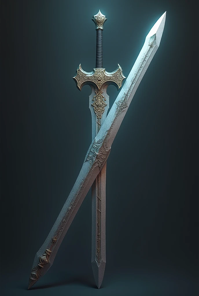 Create a chim sword from two long swords