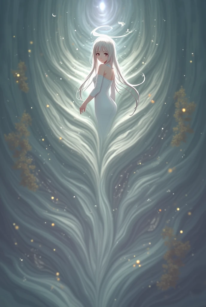 Anime Style, Soft Colors, OP Art,