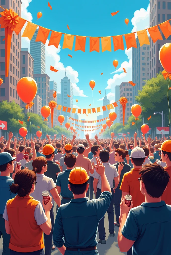 An image that includes Happy Workers' Day,