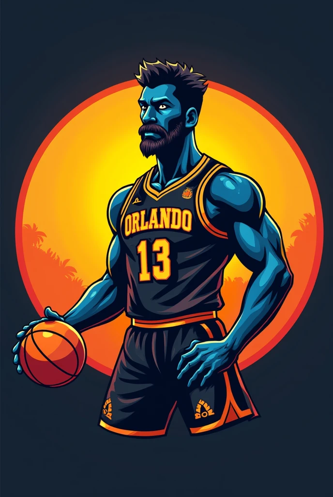 a logo for a basketball team called orlando oscars