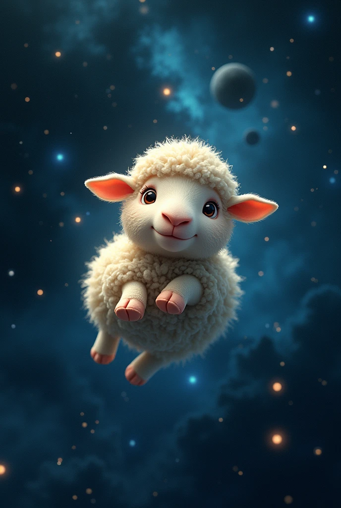 A sheep in space