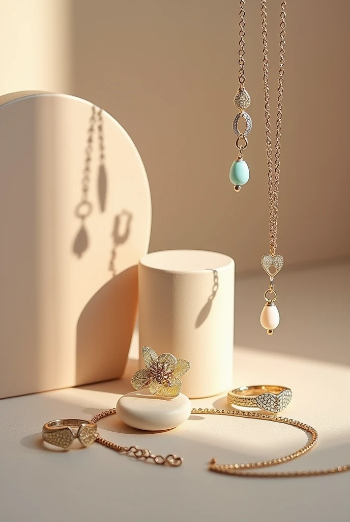 Create a specific photo without a human face to use in an ad for my accessory jewelry store called Takustik.