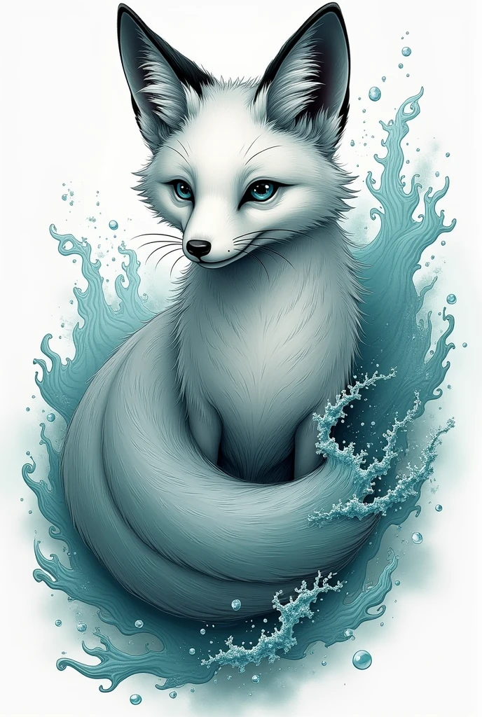 Sea fox tattoo