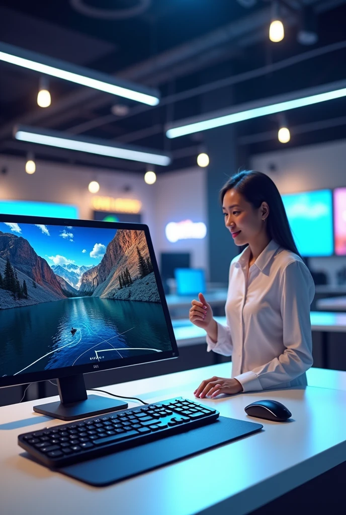An advertisement that says that when you buy a computer, it includes a free keyboard and mouse.