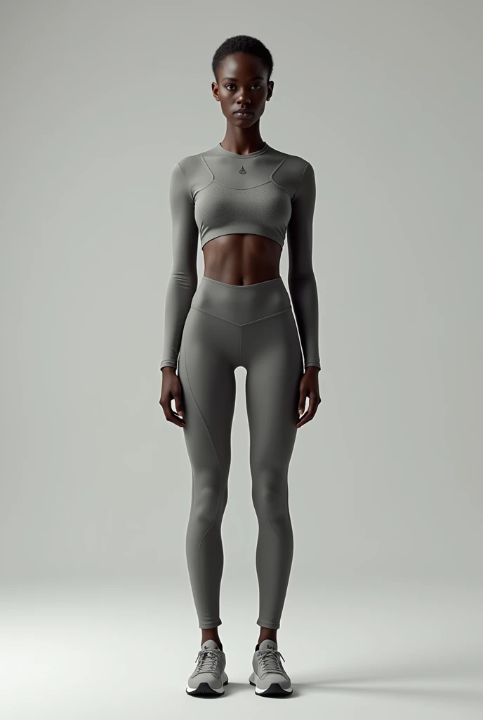 piece of gym clothing with a minimalist design, jovial, Sleek and technological, with the name: ELEVATE, with neutral colors and horizontally