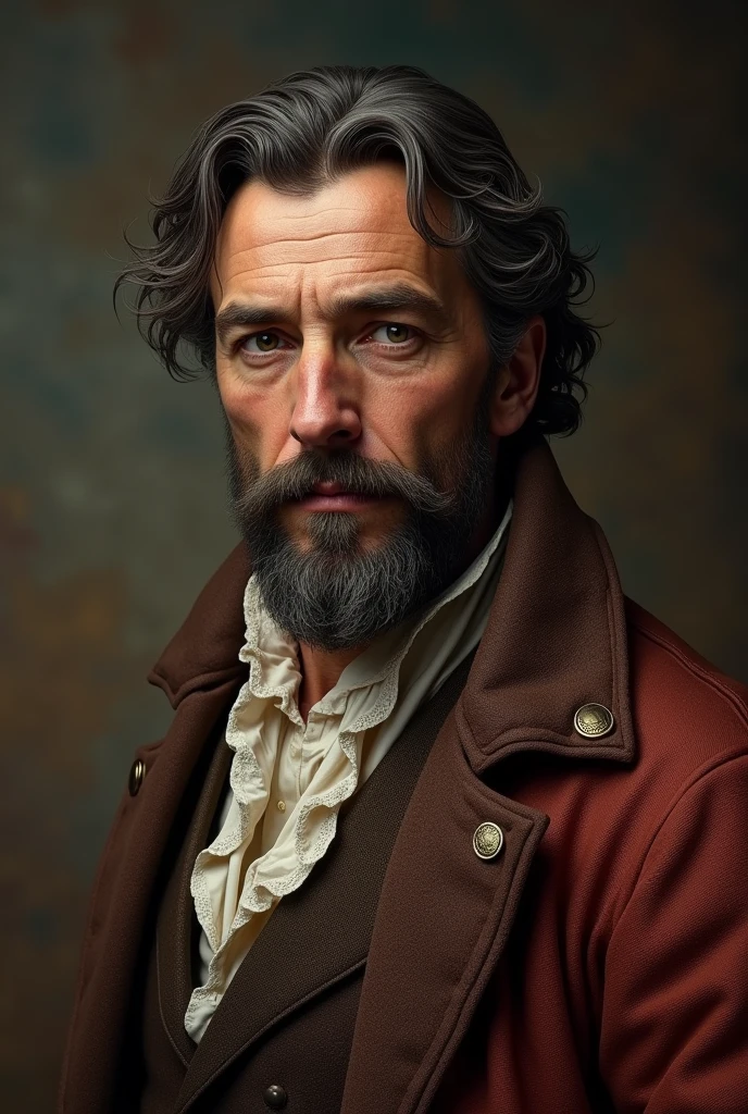 Realistic photos of men in the past 