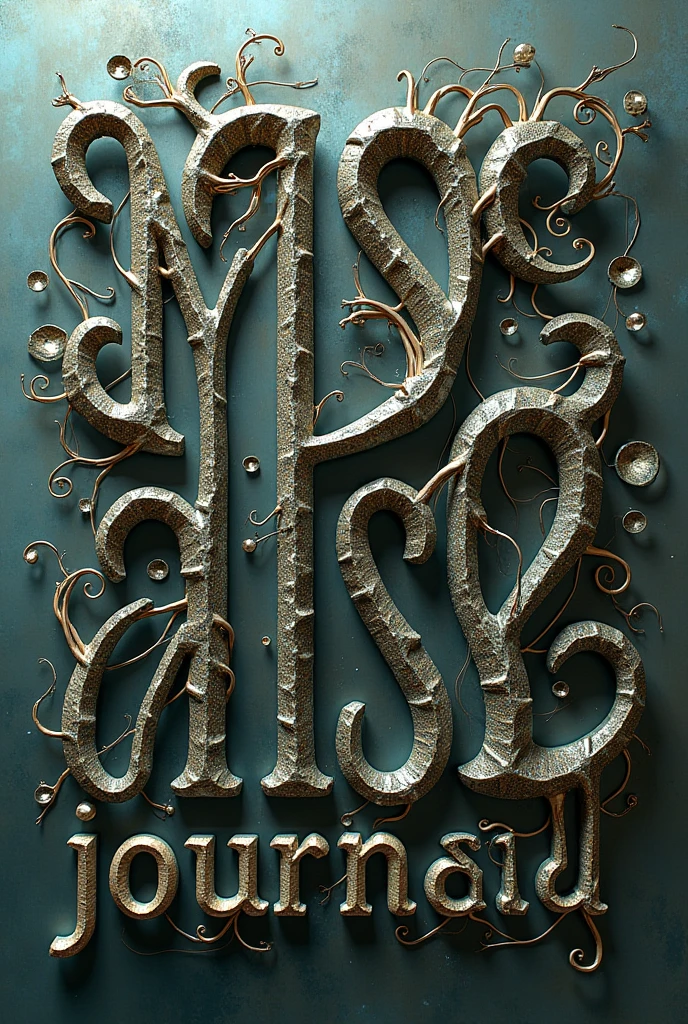 Symbiosis based font with the words 'My Reflective Art Journal'