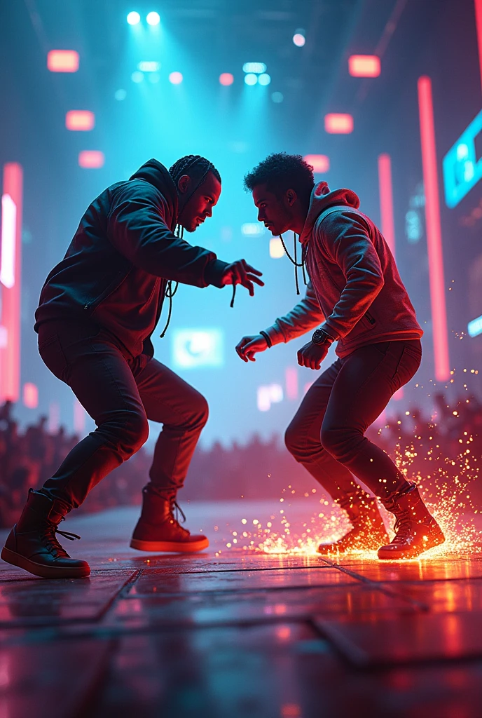 Travis Scott vs dj Skrillex figth