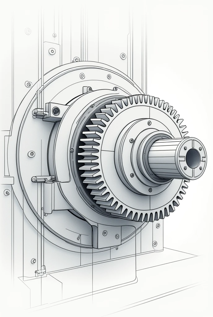 Pinion and shaft of positioned