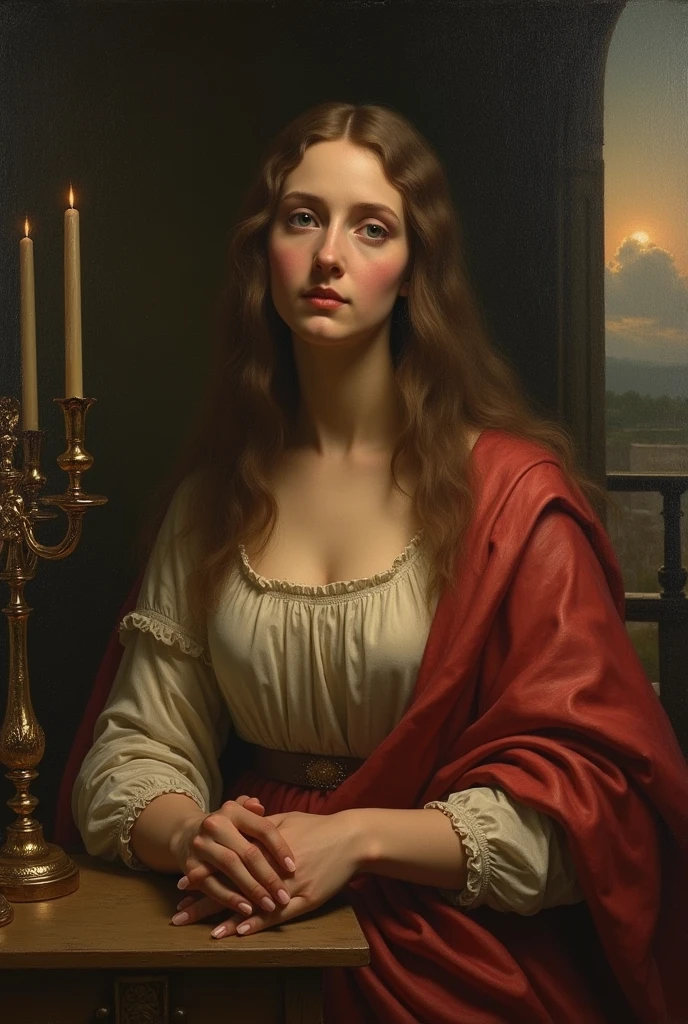 an image of Mary Magdalene, represented in a classical painting or illustration.]