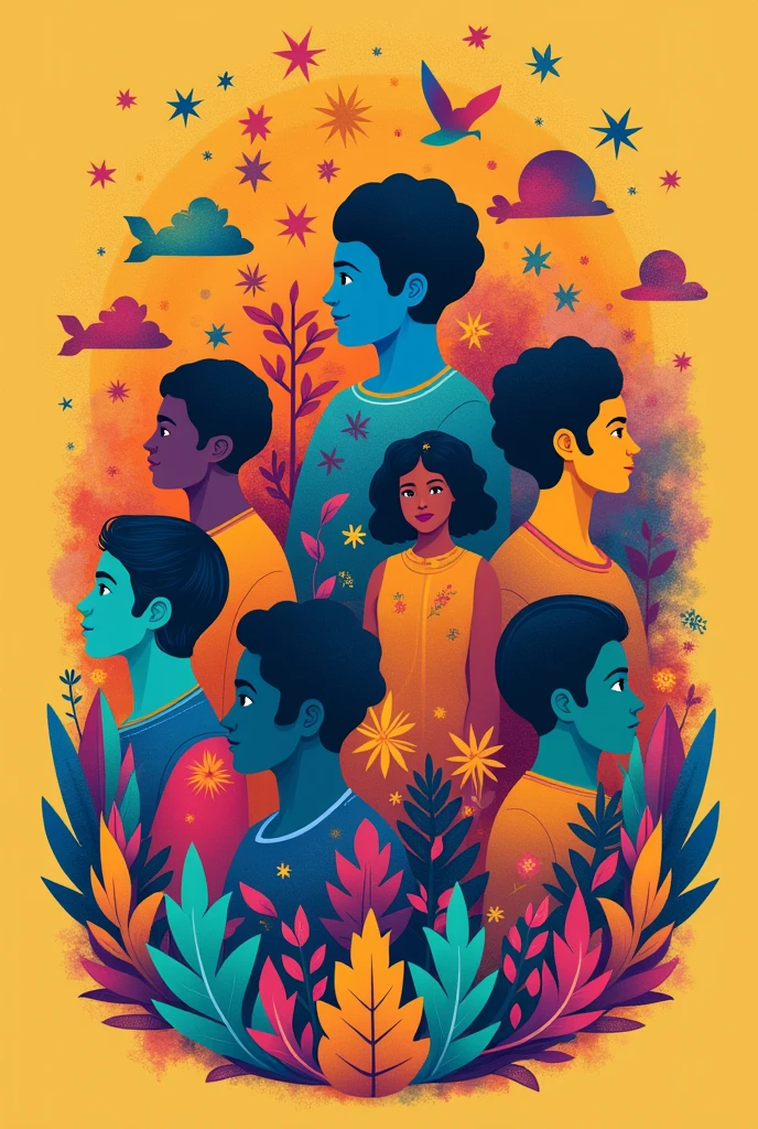 Design a colorful t-shirt with a theme of the sustainable development goals