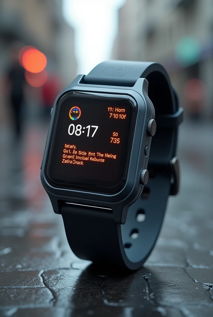 Apple Watch strap instead of the watch, put a microbit that counts steps