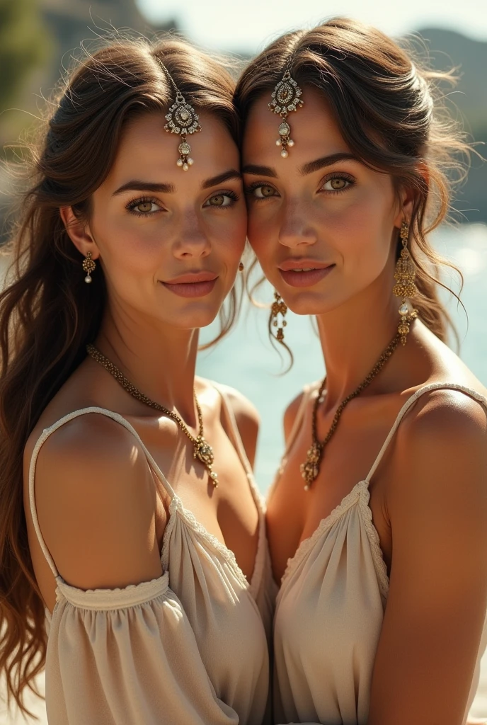 beautiful girl on the seashore, 1girl, detailed realistic portrait, beautiful detailed eyes, beautiful detailed lips, extremely detailed face, long eyelashes, flowing hair, standing on the beach, ocean waves in the background, golden sunlight, warm color tones, cinematic lighting, photorealistic, (best quality,4k,8k,highres,masterpiece:1.2),ultra-detailed,(realistic,photorealistic,photo-realistic:1.37),vibrant colors,dramatic lighting,detailed texture
