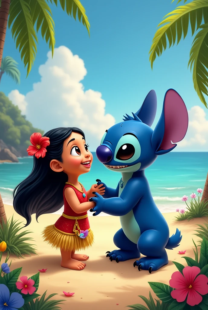 Lilo and Stitch switching personalities