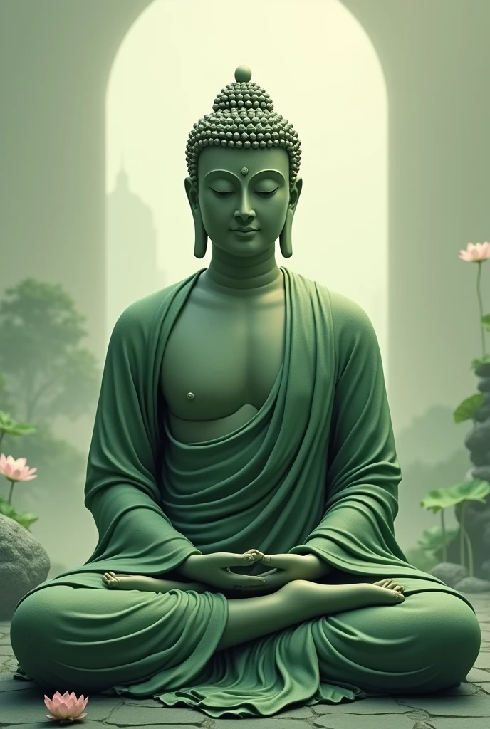 Gotam buddha us full green sut