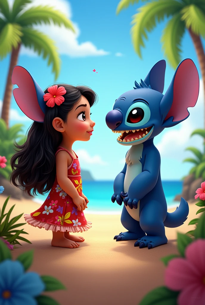 Lilo as Stitch and Stitch as Lilo