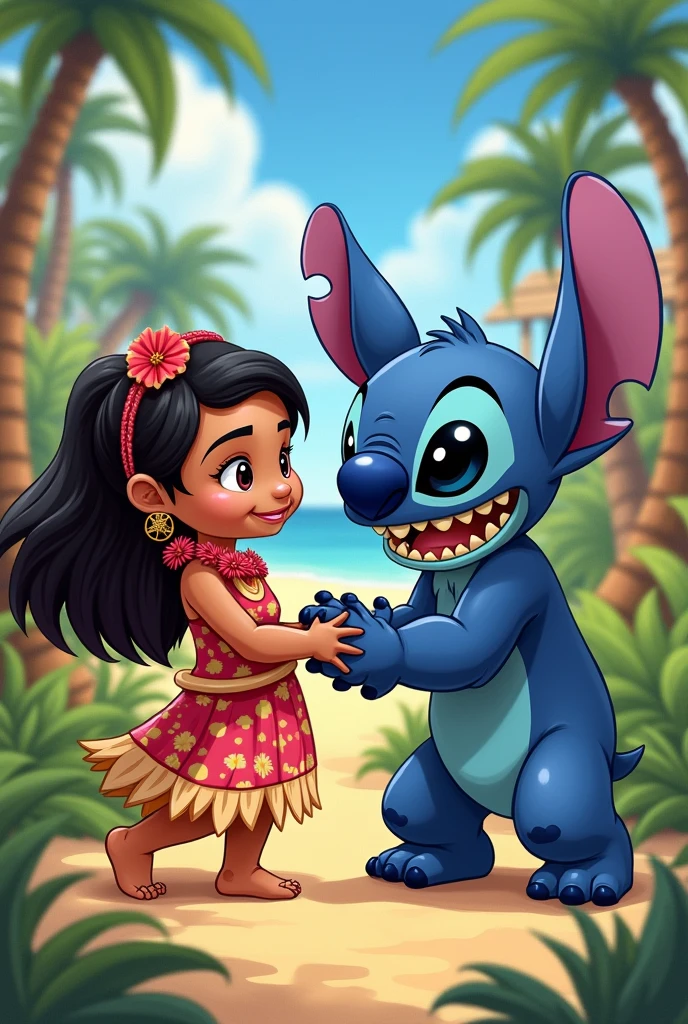 Lilo Pelekai as Stitch and Stitch as Lilo Pelekai