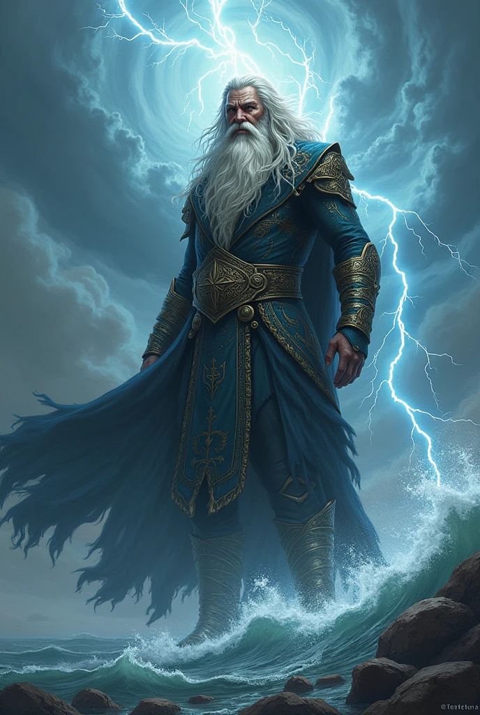 Emdros Elder God Of Thunder Lord Of The Skys Protecter Of Sailors peacfull