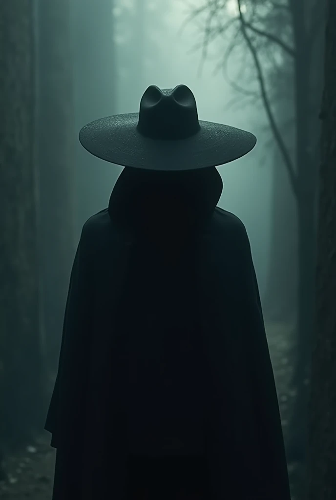 hat covering the face