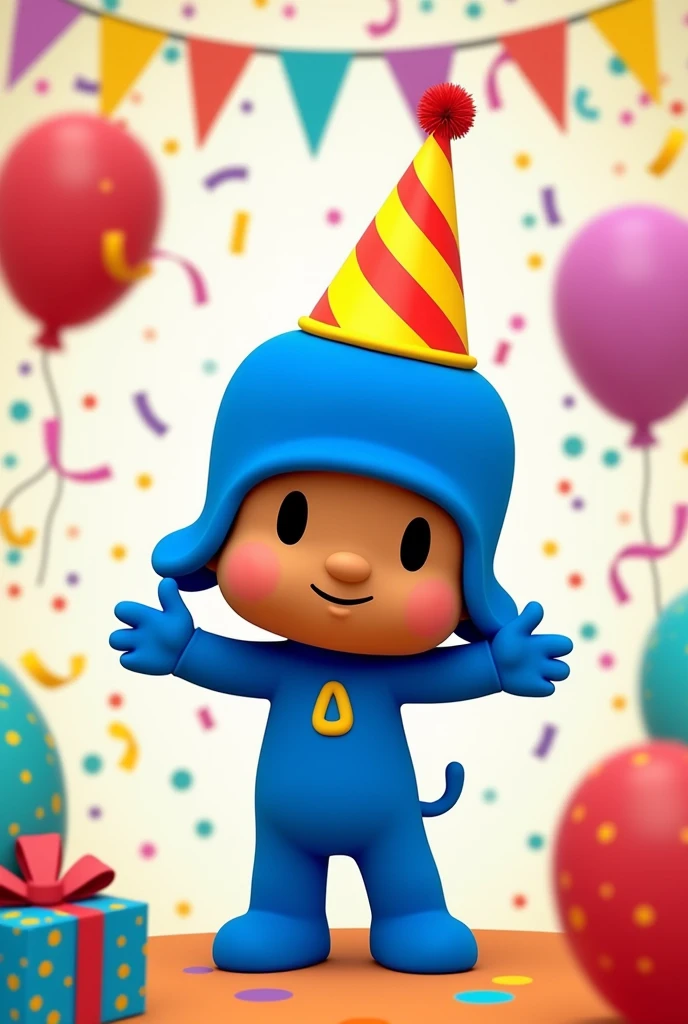 Pocoyo birthday invitation