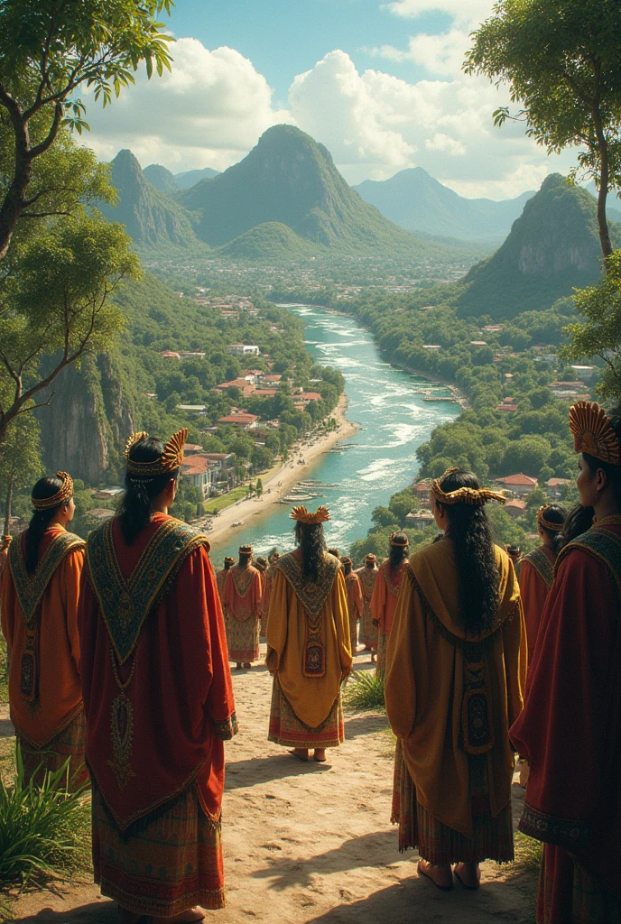 Create a rich Brazil governed by indigenous people who dominate other nations