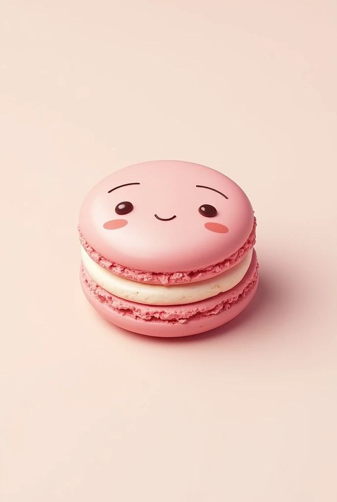 Generate me a logo for the sale of a gastronomic product about a sweet vegan macaron called maquirron