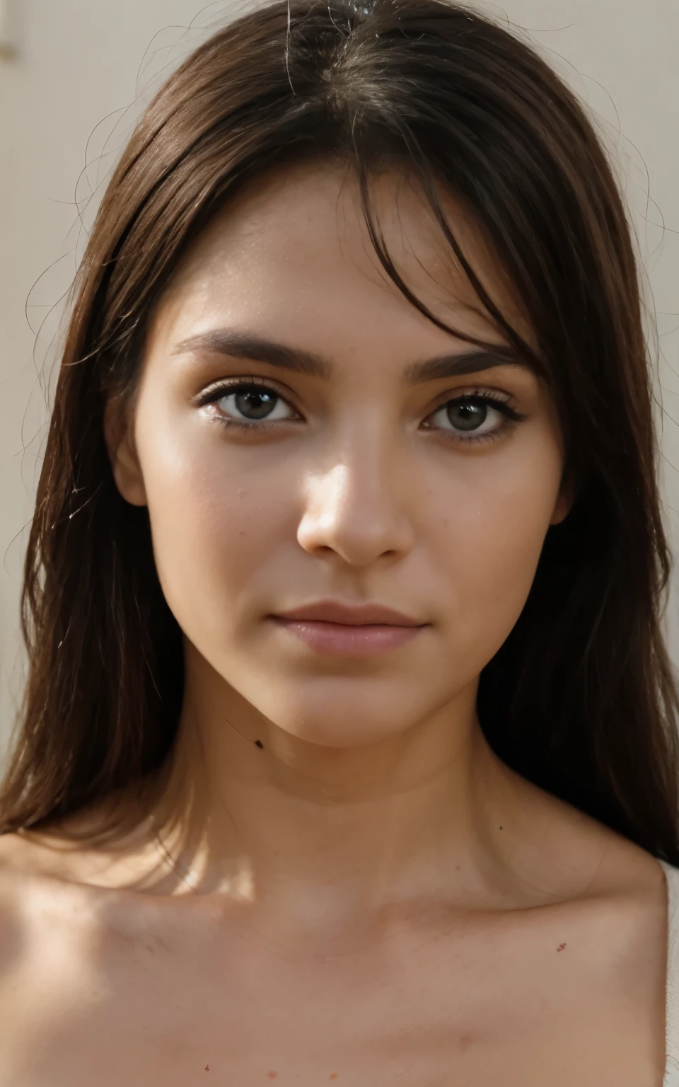 rajoute des imperfections sur son visage