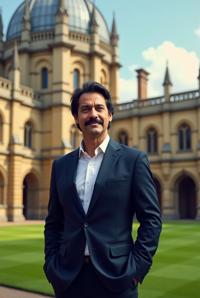 Imran Khan as VC of oxford university
Without mustache and little more energetic