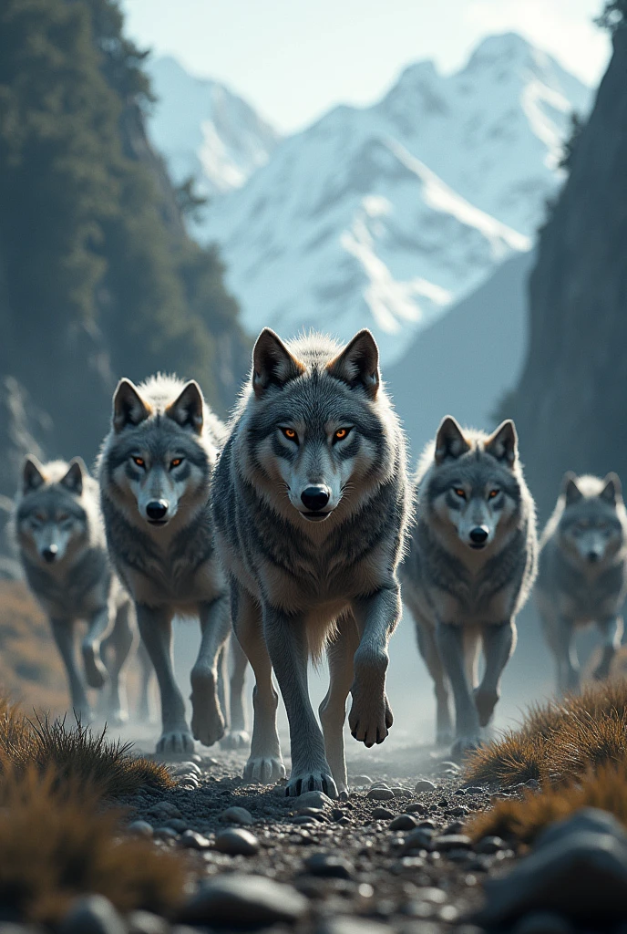 Pack of wolves