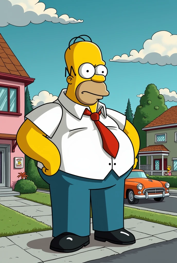 1950s homer simpson