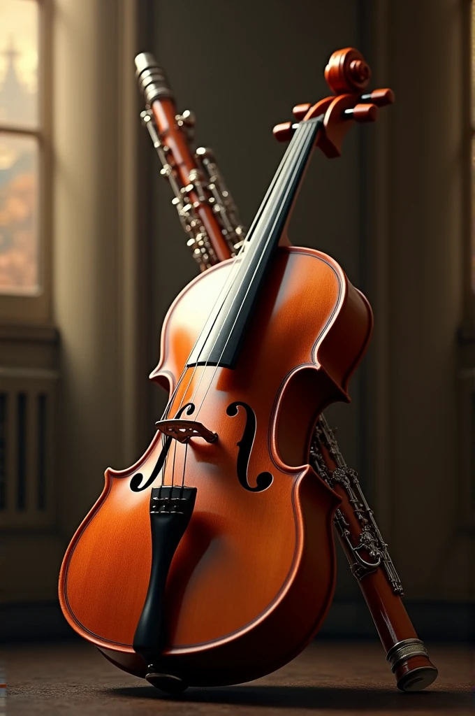Violin and transverse flute 