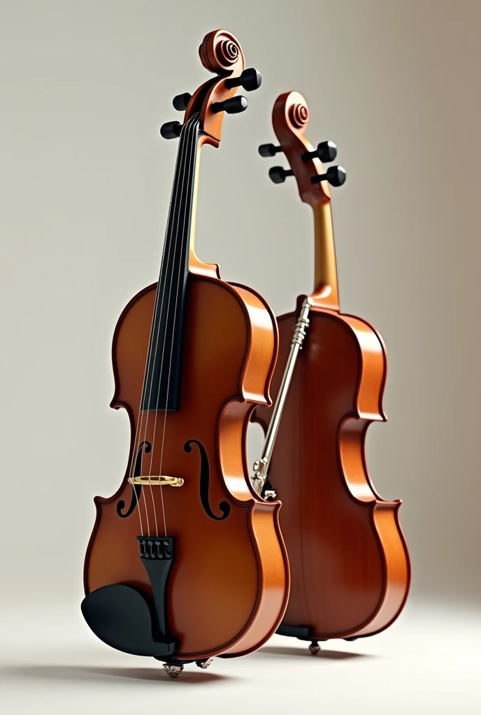 A separate violin and transverse flute