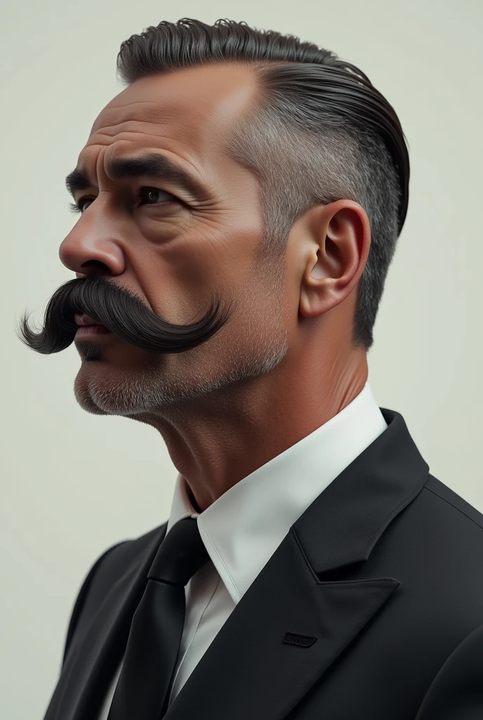 Mustache profile picture only