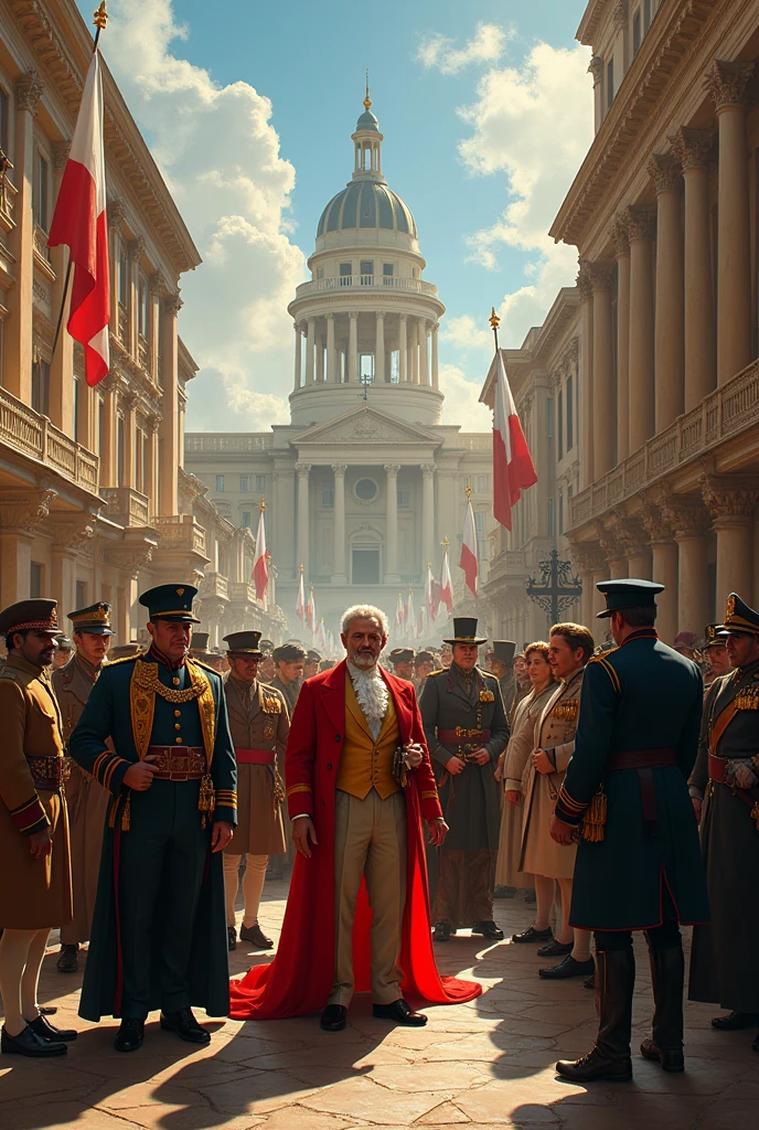 Generates the image in the south the rich Creoles took power and government changes